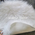 White Long Pile Fur for Carpet